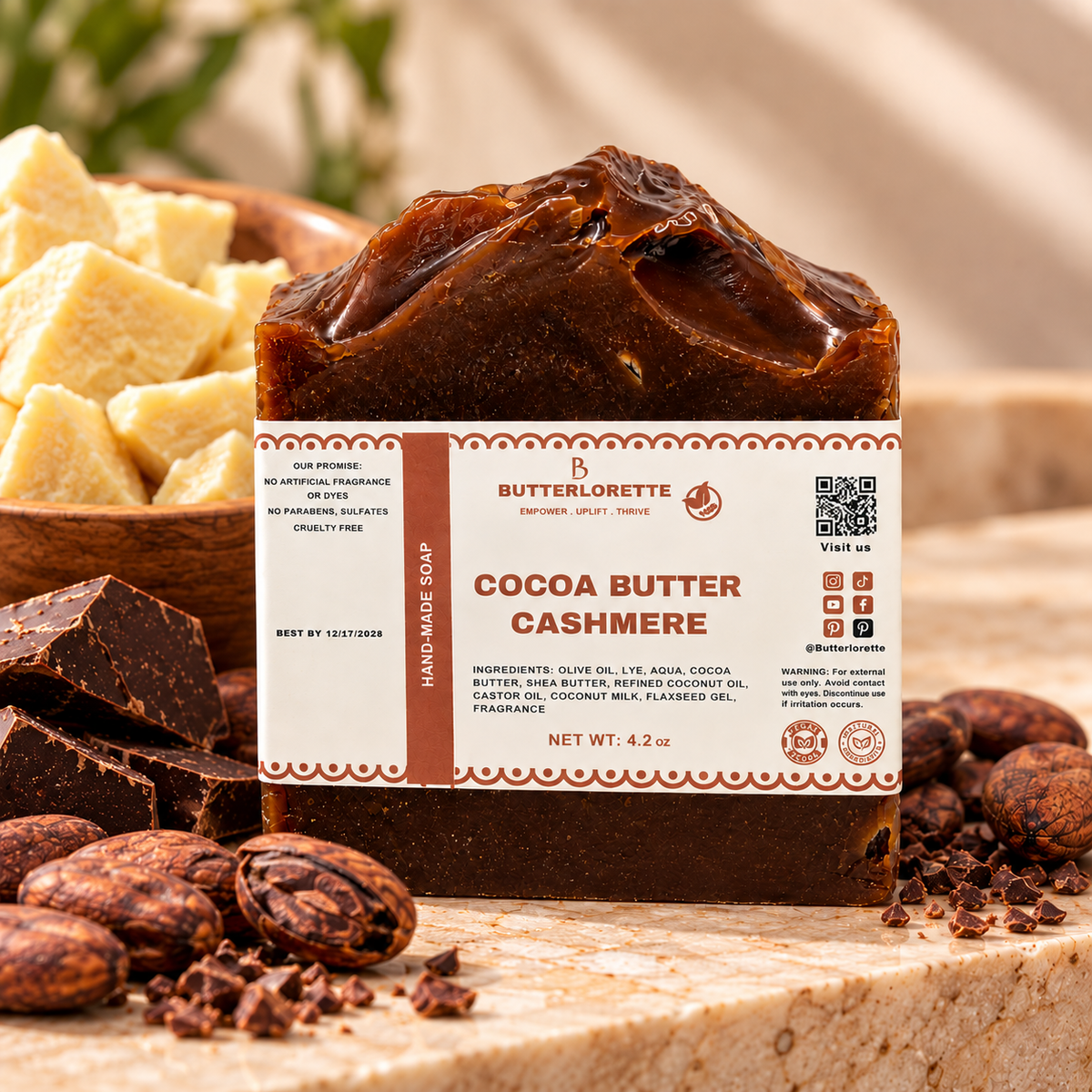 Cocoa Butter Cashmere Soap