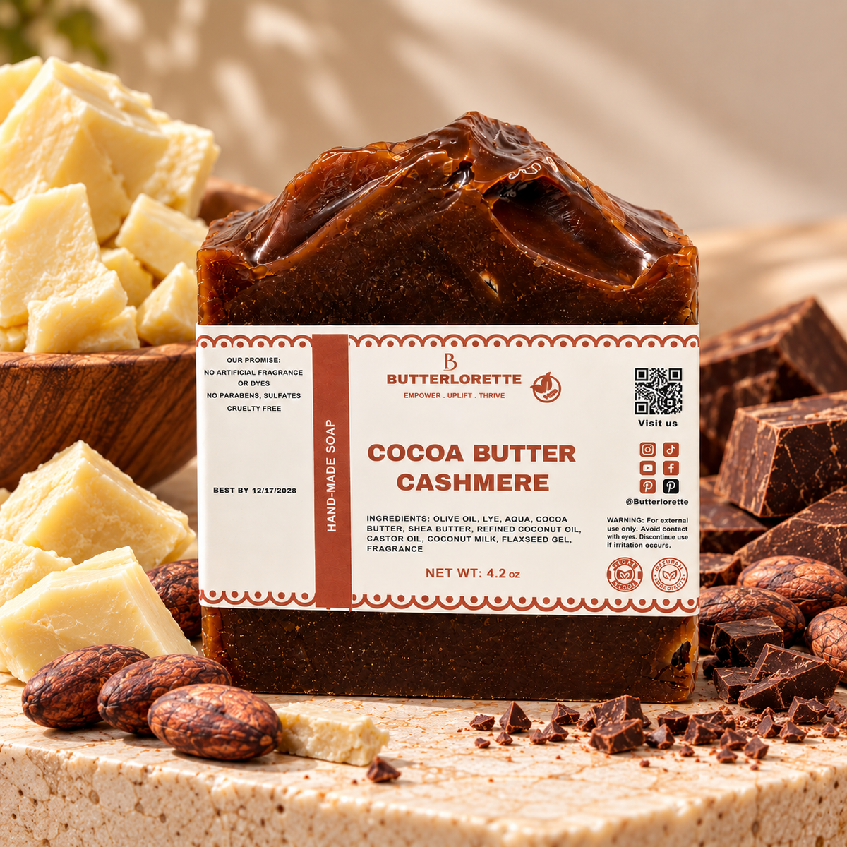 Cocoa Butter Cashmere Soap