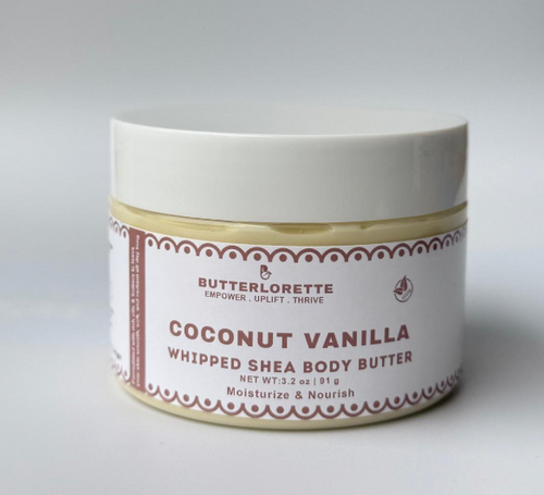 COCONUT VANILLA WHIPPED BODY BUTTER