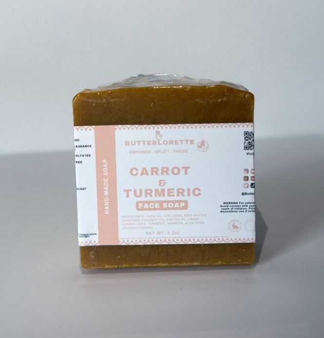 Carrot & Turmeric FACE SOAP