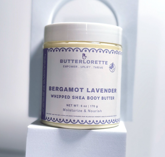 BERGAMOT LAVENDER WHIPPED BODY BUTTER