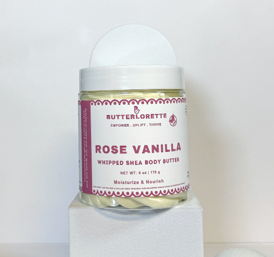 ROSE VANILLA WHIPPED BODY BUTTER
